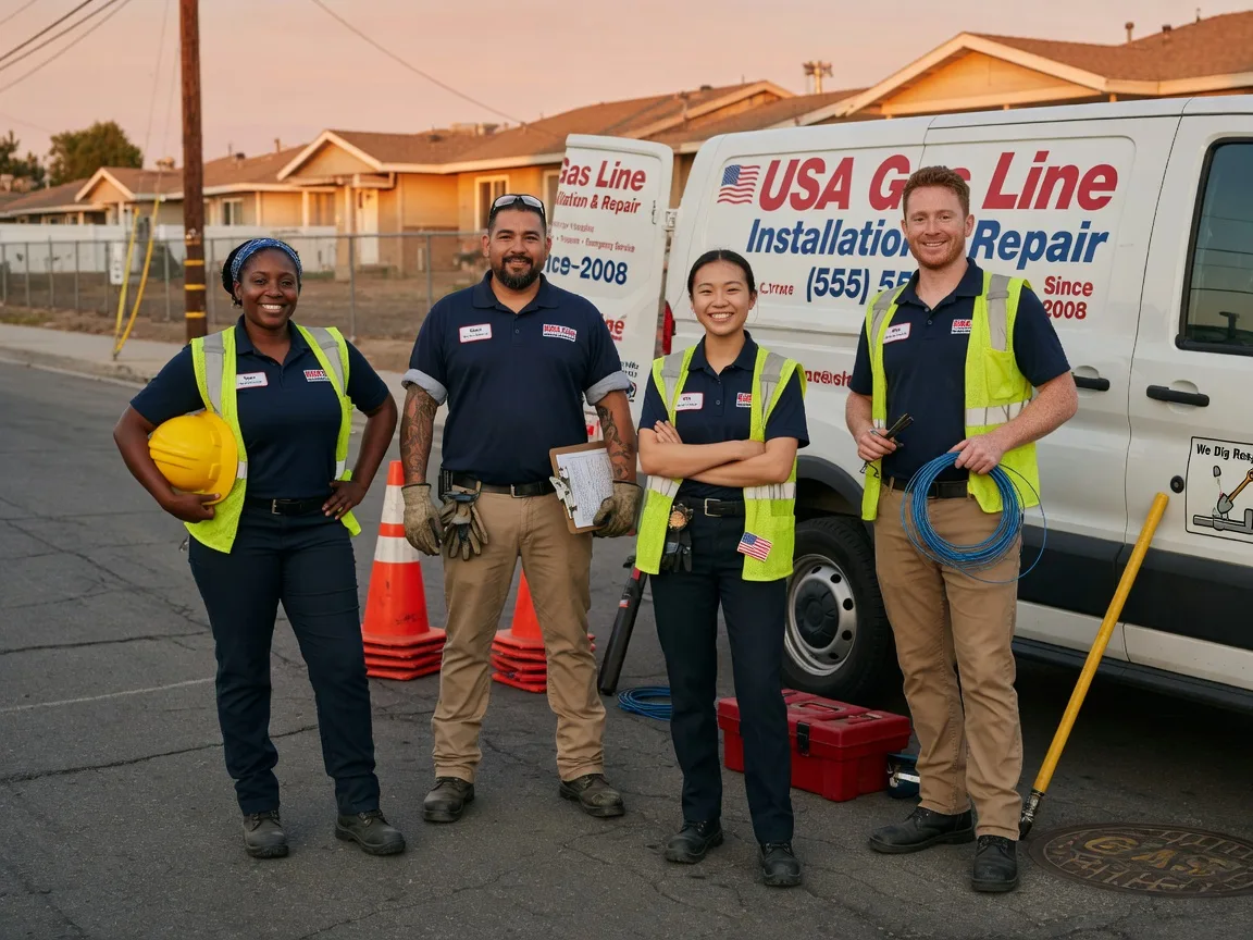 Gas Line Installation company in Bondville, IL